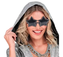 Occhiali a stella con strass