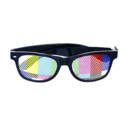 Occhiali con linee televisive