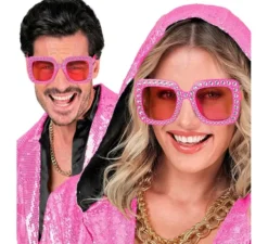 Occhiali con strass anni '70 in vari colori