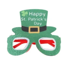 Occhiali da cappello di San Patrizio felice giorno