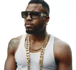 Occhiali da dollaro da rapper