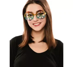 Occhiali da pace hippy multicolor