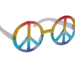 Occhiali da pace hippy multicolor