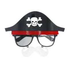 Occhiali da pirata con baffi