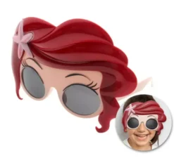 Occhiali da sirena con capelli