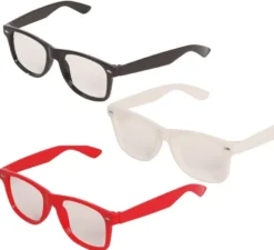 Occhiali fashion senza lenti4 colori assortiti