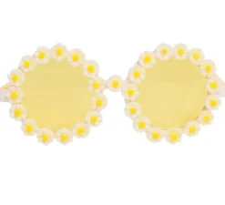 Occhiali hippie con margherite