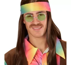 Occhiali hippie degli anni '70 in vari colori