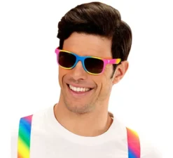 Occhiali hippie multicolori