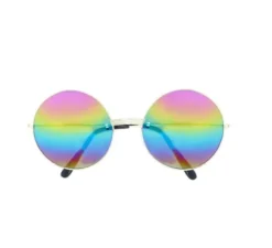 Occhiali iridescenti hippie