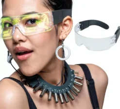 Occhiali LED futuristici