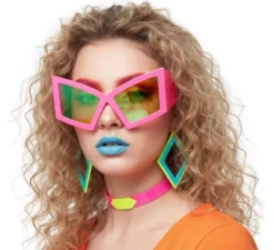 Occhiali retr� anni '80 in colori assortiti