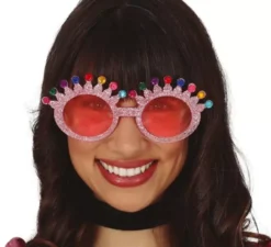 Occhiali Rose con glitter