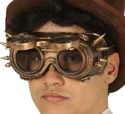 Occhiali Steampunk oro