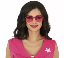 Occhiali Trasparenti Cuore Rosa