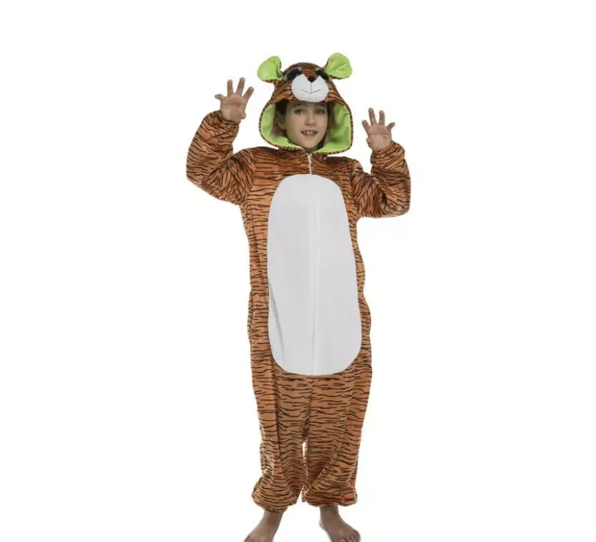 Occhi grandi del costume della tigre per i bambini