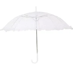 Ombrello bianco vintage o poppins mary