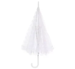 Ombrello bianco vintage o poppins mary