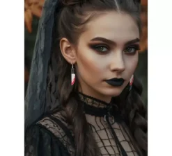 Orecchini a forma di coltello