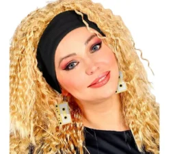 Orecchini a forma di musicassetta anni '80