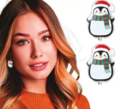 Orecchini a forma di pinguino