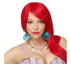 Orecchini Conchiglia Glitter Blu