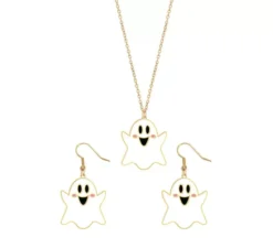 Orecchini e collana fantasma