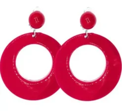 Orecchini Flamenco Cerchio Medio 6 cm in diversi colori