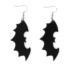 Orecchini pipistrello nero