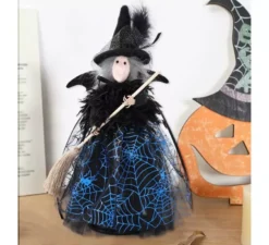 Ornamento Luxe Blue Witch 28 cm