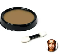 Pacchetto trucco acqua dorata con pennello