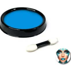 Pacchetto trucco acqua turchese con pennello