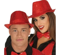 Paillettes cappello gangster in vari colori