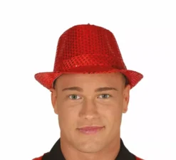 Paillettes cappello gangster in vari colori