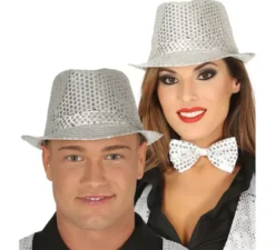 Paillettes cappello gangster in vari colori
