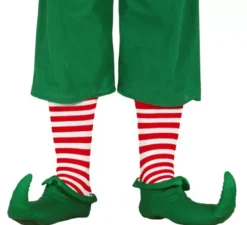 Paio di calzini da clown, pipi calze lunghe e calze da elfo