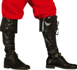 Paio di leggings neri di lusso di 52 cm.