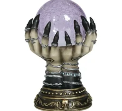 Palla da cartomante in ceramica con luce 23 cm