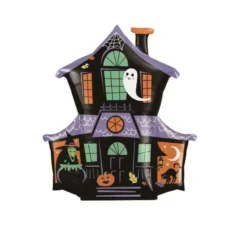 Palloncino Foil Casa Stregata di Halloween 63X66 cm