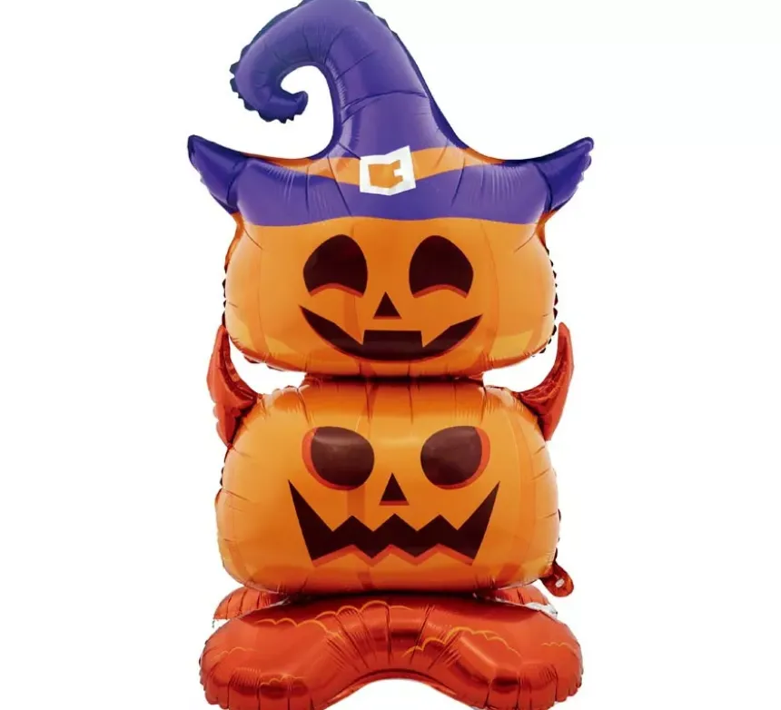 Palloncino in foil a forma di zucca 75x150 cm
