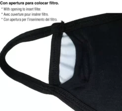 Panno Maschera 3 pieghe adulti Circo Clown