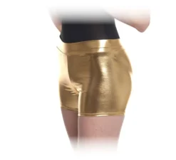 Pantaloncini dorati da donna