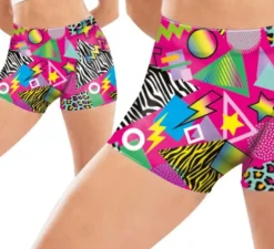 Pantaloncini elastici anni '90 da donna