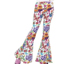 Pantalone a campana da onda anni '60 per donna