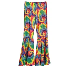 Pantaloni a campana hippie stampati