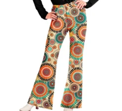 Pantaloni moda mandala anni '60 da donna