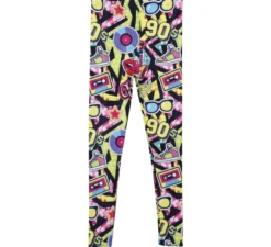 Pantaloni stampati anni '90 da donna