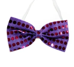 Papillon in paillettes in vari colori di 12 cm