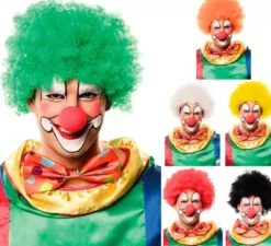 Parrucca afro riccia per adulti in vari colori