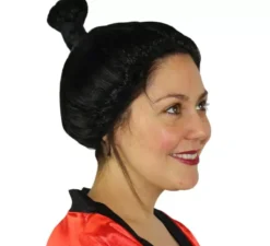 Parrucca cinese, geisha o samurai